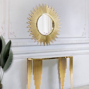 Set consola cu oglinda de lux Piano